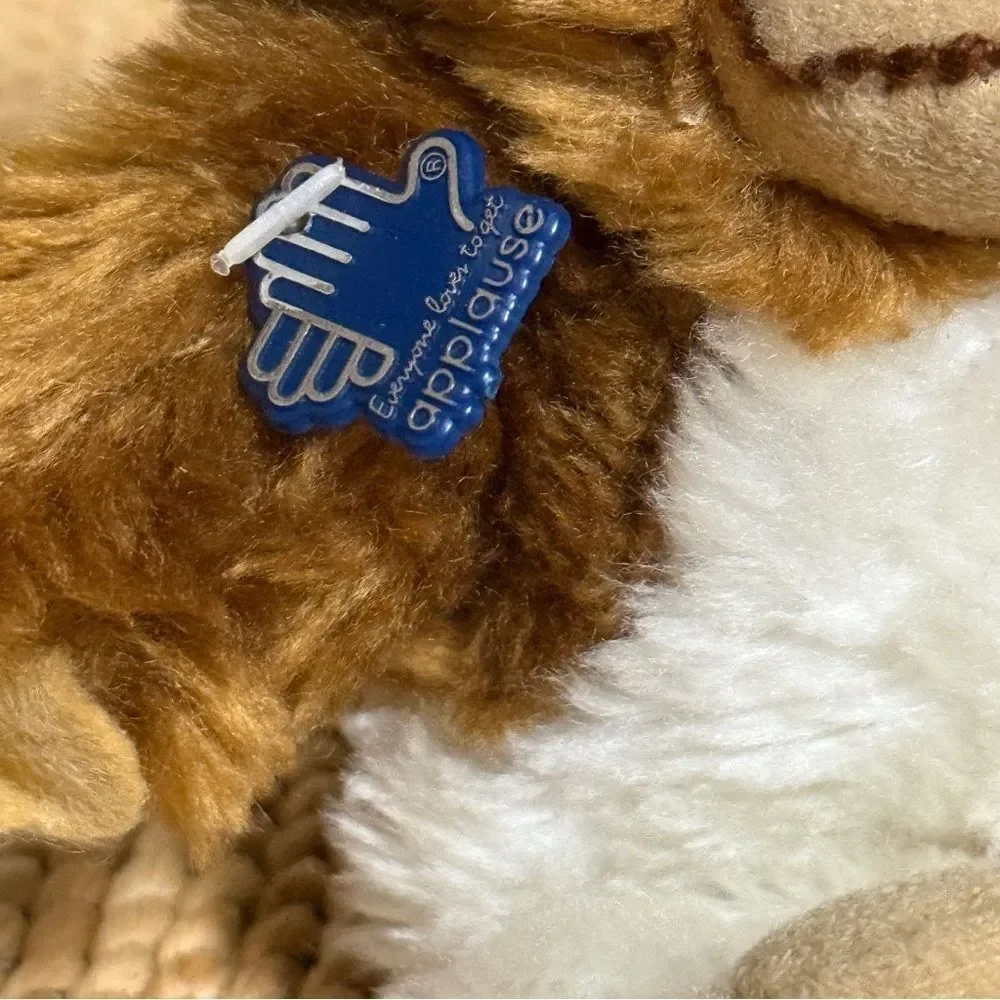 Vintage 1984 Applause Gizmo Mogwai Plush Toy From The Movie Gremlins Brown White